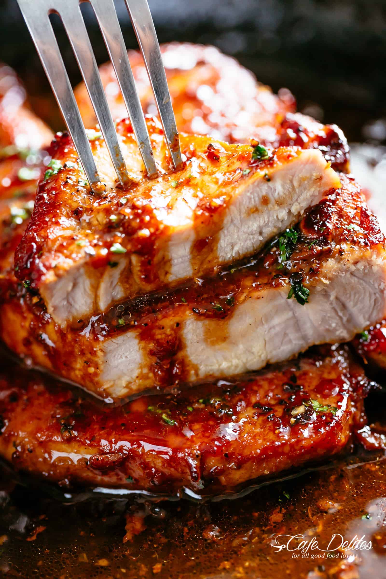 Honey Glazed Pork Chops