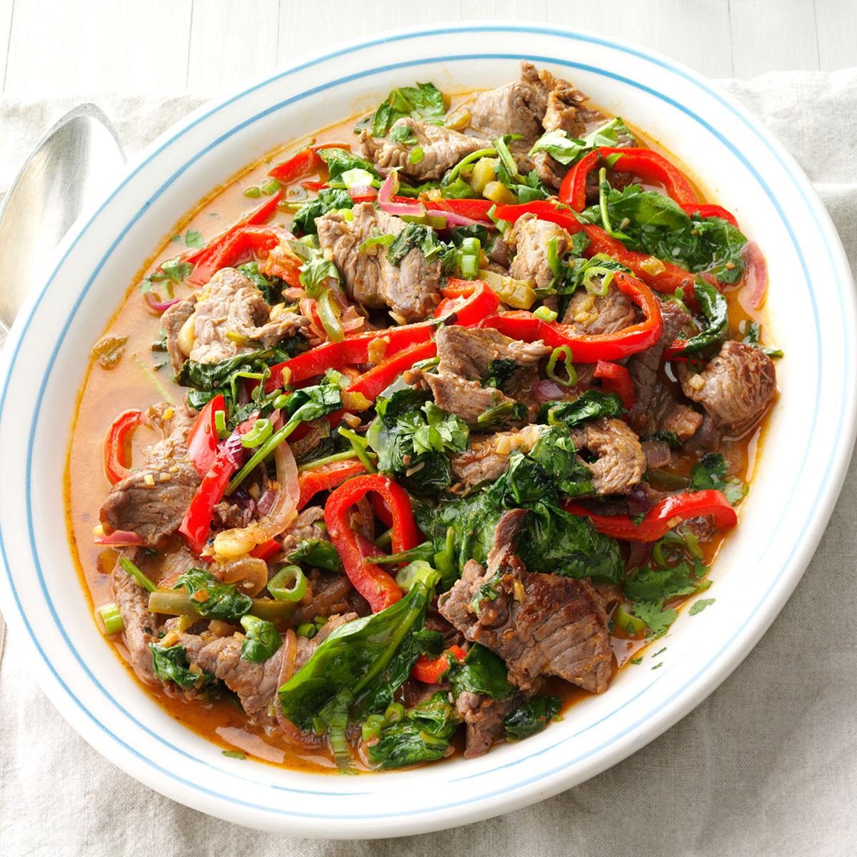 Spicy Beef Stir Fry